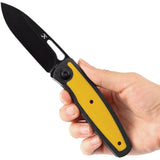 Kansept Knives Mato Linerlock CF/Yellow K1050A3 by Kansept Knives