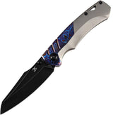 Kansept Knives Weim Framelock Timascus K1051A3 by Kansept Knives
