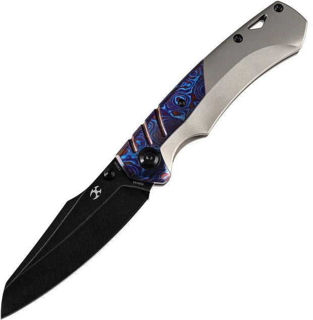 Kansept Knives Weim Framelock Timascus K1051A3 by Kansept Knives