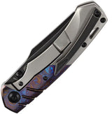 Kansept Knives Weim Framelock Timascus K1051A3 - Timascus Inlay With S35VN Sheepsfoot Blade by Kansept Knives