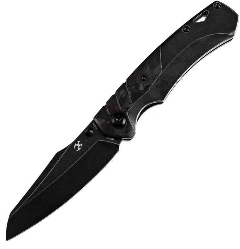 Kansept Knives Weim Framelock Black/Red K1051A5 by Kansept Knives