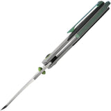 Kansept Knives Mistaken Framelock CF K1053A2 - CPM-20CV Blade Titanium Handle With Twill Carbon Fiber Inlay by Kansept Knives