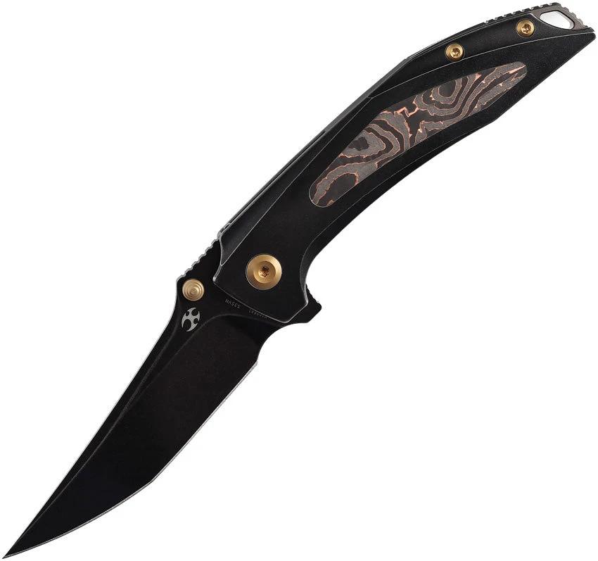 Kansept Knives Baku Linerlock Black Copper K1056A1 by Kansept Knives