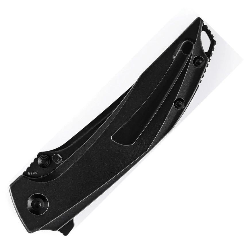 Kansept Knives Baku Linerlock Blk/White CF K1056A6 by Kansept Knives