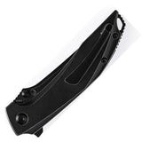 Kansept Knives Baku Linerlock Blk/White CF K1056A6 by Kansept Knives