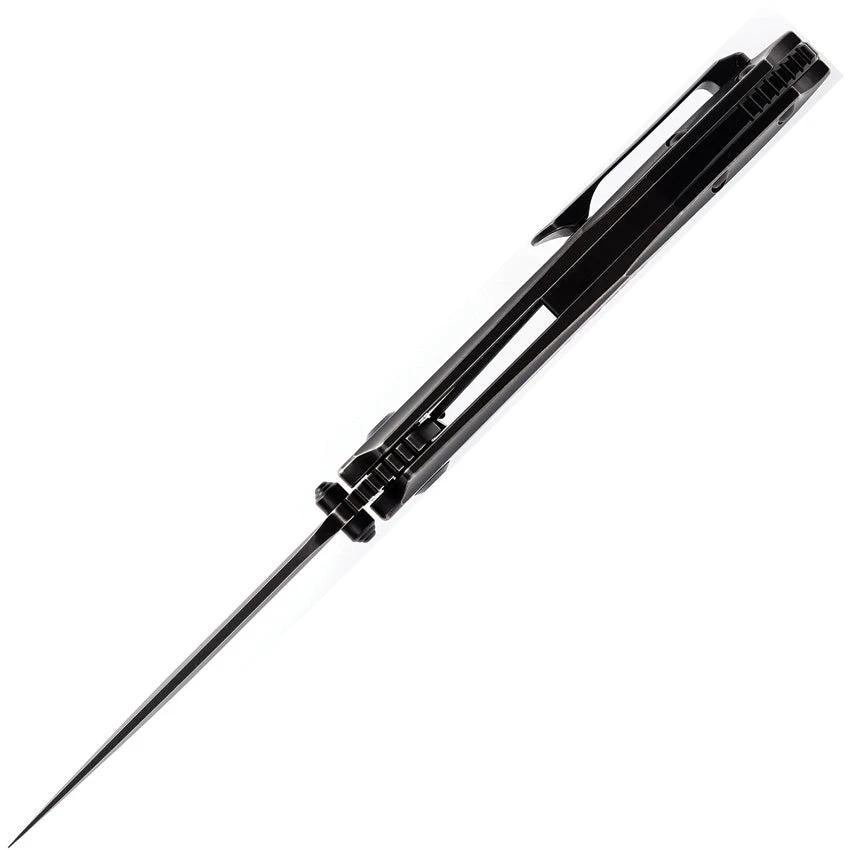 Kansept Knives Baku Linerlock Blk/White CF K1056A6 by Kansept Knives