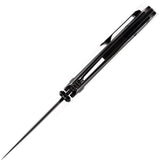 Kansept Knives Baku Linerlock Blk/White CF K1056A6 by Kansept Knives