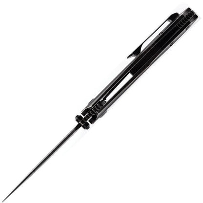 Kansept Knives Baku Linerlock Blk/White CF K1056A6 by Kansept Knives
