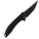 Kansept Knives Baku Linerlock Blk/White CF K1056A6 by Kansept Knives