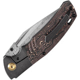 Kansept Knives Hinterland Framelock Copper K1057A3 by Kansept Knives