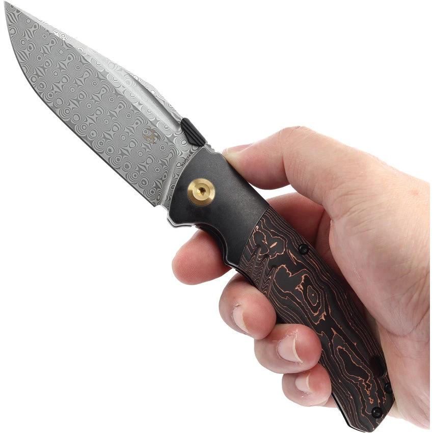 Kansept Knives Hinterland Framelock Copper K1057A3 by Kansept Knives