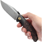 Kansept Knives Hinterland Framelock Copper K1057A3 by Kansept Knives