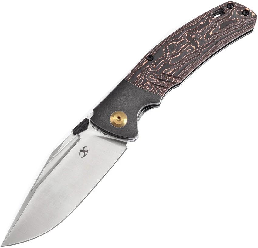 Kansept Knives Hinterland Framelock Copper K1057A4 by Kansept Knives