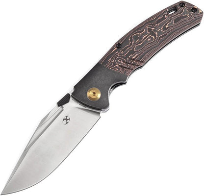 Kansept Knives Hinterland Framelock Copper K1057A4 by Kansept Knives