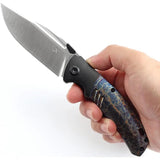 Kansept Knives Hinterland Framelock Lightning K1057A5 - Lightning Strike Titanium Inlay by Kansept Knives