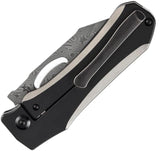 Kansept Knives Loki Framelock Damascus K1058A3 by Kansept Knives