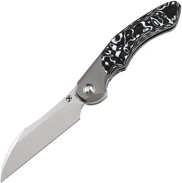 Kansept Knives Cosmos Framelock Wht/Blk CF K1059A1 by Kansept Knives