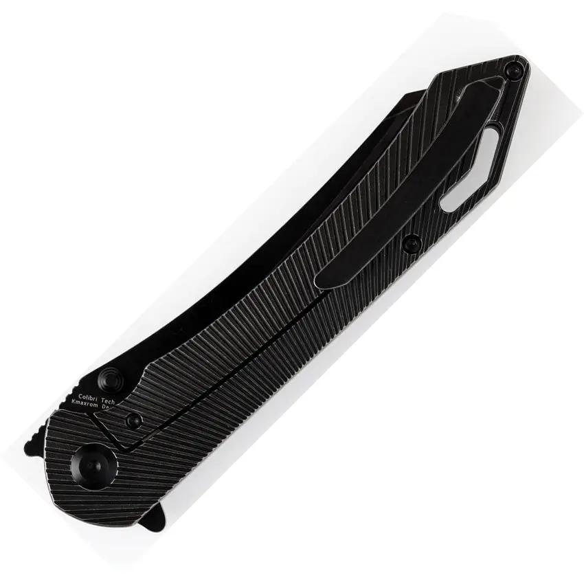 Kansept Knives Colibri Tech Framelock BSW K1060A4 - CPM S35VN Blade With Black Stonewash Titanium Handle by Kansept Knives