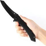 Kansept Knives Colibri Tech Framelock BSW K1060A4 - CPM S35VN Blade With Black Stonewash Titanium Handle by Kansept Knives