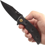 Kansept Knives Rei Framelock SW Ti K1061A1 - Premium CPM-20CV Blade, Titanium Handle, Stonewash Finish by Kansept Knives