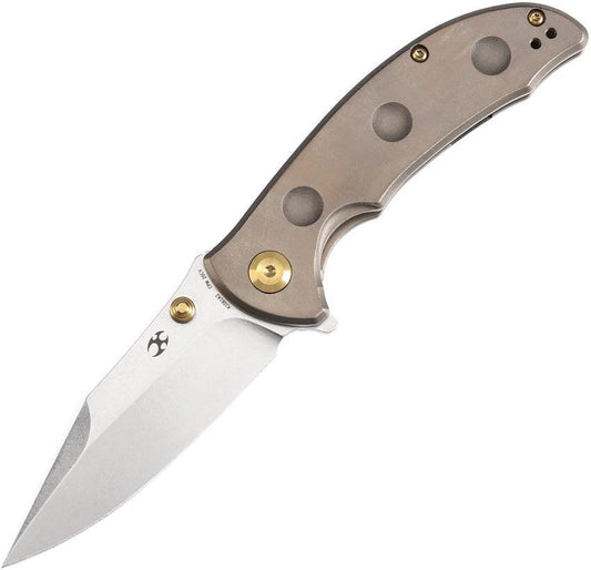 Kansept Knives Rei Framelock Org Peel K1061A2 by Kansept Knives