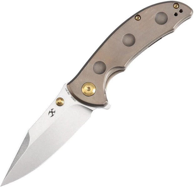 Kansept Knives Rei Framelock Org Peel K1061A2 by Kansept Knives