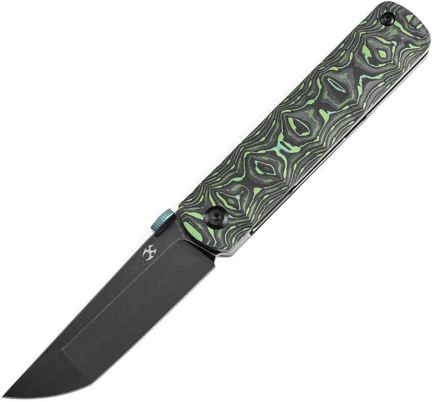 Kansept Knives BTF Linerlock Green CF K1064A2 by Kansept Knives