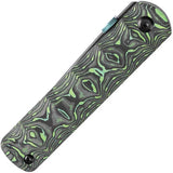 Kansept Knives BTF Linerlock Green CF K1064A2 - S35VN Tanto Blade With Green Carbon Fiber Handle by Kansept Knives