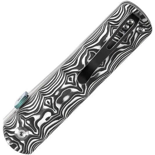 Kansept Knives BTF Linerlock Nebula CF - Nebula Carbon Fiber Handle, CPM S35VN Tanto Blade 3.25 Inch by Kansept Knives