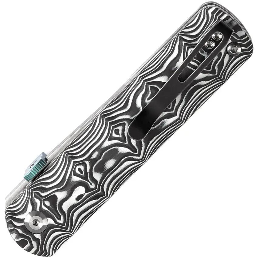 Kansept Knives BTF Linerlock Nebula CF - Nebula Carbon Fiber Handle, CPM S35VN Tanto Blade 3.25 Inch by Kansept Knives