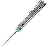 Kansept Knives BTF Linerlock Nebula CF - Nebula Carbon Fiber Handle, CPM S35VN Tanto Blade 3.25 Inch by Kansept Knives
