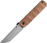 Kansept Knives BTF Linerlock Brown Dam K1064A4 by Kansept Knives