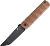 Kansept Knives BTF Linerlock Brown Micarta K1064A5 by Kansept Knives