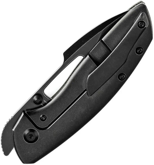 Kansept Knives Link Framelock - Green Micarta CPM-20CV Harpoon Blade With BlackWash Finish by Kansept Knives