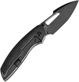 Kansept Knives Link Framelock - Green Micarta CPM-20CV Harpoon Blade With BlackWash Finish by Kansept Knives