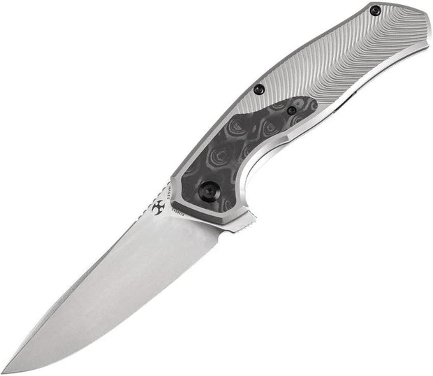 Kansept Knives Havorn Framelock Rose CF K1069A2 by Kansept Knives