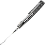 Kansept Knives Echis Framelock BSW - CPM S35VN Blade, 4.5in Closed, Gray Titanium Handle by Kansept Knives