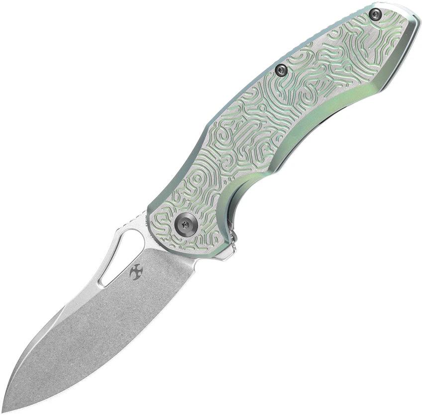 Kansept Knives Echis Framelock Green K1071A4 by Kansept Knives
