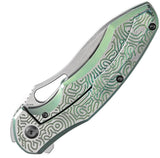 Kansept Knives Echis Framelock Green K1071A4 by Kansept Knives