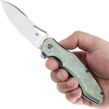 Kansept Knives Echis Framelock Green K1071A4 by Kansept Knives