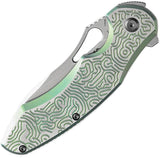 Kansept Knives Echis Framelock Green K1071A4 by Kansept Knives