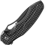 Kansept Knives Echis Framelock Black Frag K1071A5 by Kansept Knives