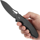 Kansept Knives Echis Framelock Black Frag K1071A5 by Kansept Knives