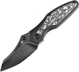 Kansept Knives Baba Yaga Framelock Nebula K1074A3 by Kansept Knives