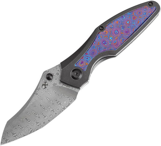 Kansept Knives Baba Yaga Framelock Timascus K1074A8 by Kansept Knives