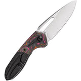 Kansept Knives Thoth Bolster Lock 80s Camo K1075A1 - CPM-20CV Clip Point Blade Black Stonewash Titanium Handle by Kansept Knives