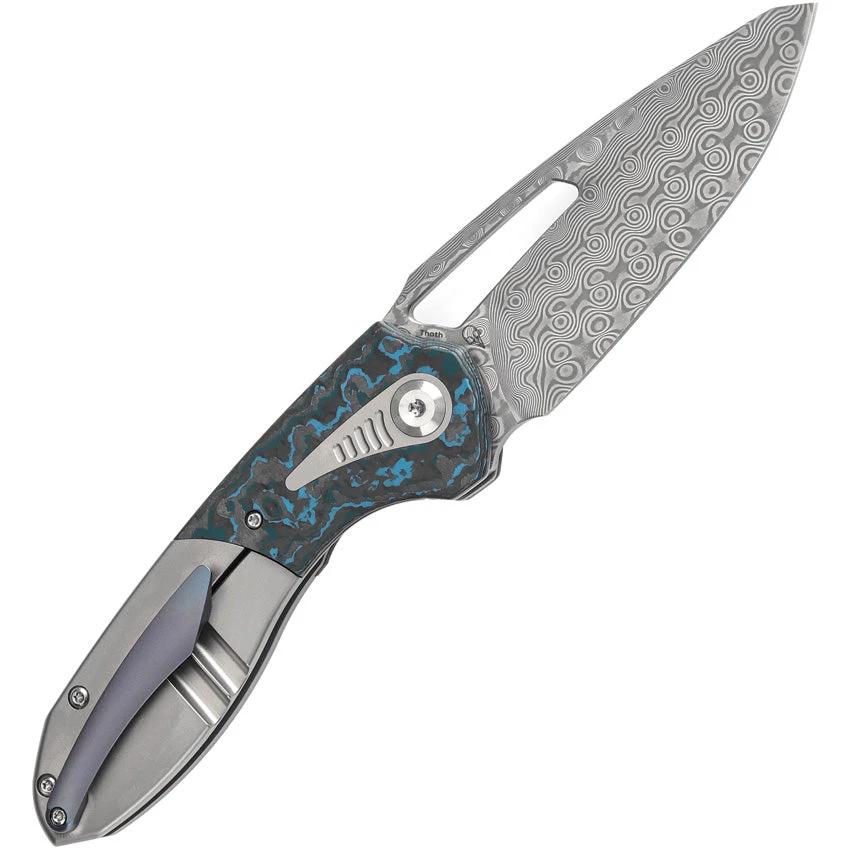 Kansept Knives Thoth Bolster Lock Storm CF K1075A2 by Kansept Knives