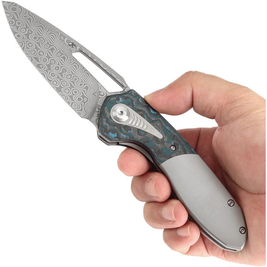 Kansept Knives Thoth Bolster Lock Storm CF K1075A2 by Kansept Knives
