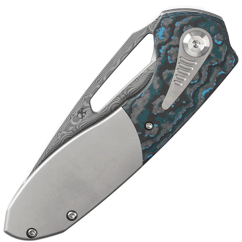 Kansept Knives Thoth Bolster Lock Storm CF K1075A2 by Kansept Knives