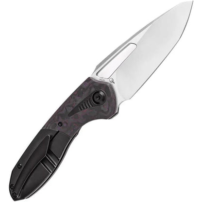 Kansept Knives Thoth Bolster Lock Purple Haze K1075T1 - CPM 20CV Clip Point Blade With Titanium Handle And Inlay by Kansept Knives